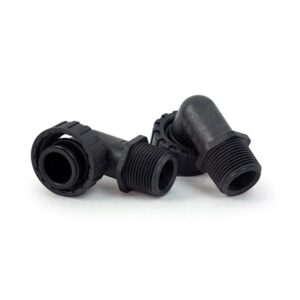 1 Inch MIPT Male Elbow Connector Set (2-Pack)