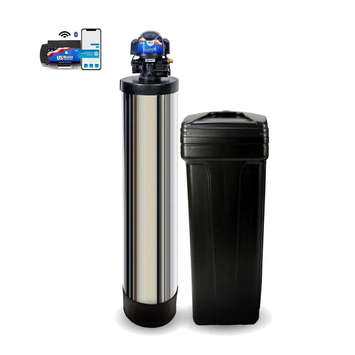 US Water Systems Matrixx Smart Water Softener with DROP Home Protection