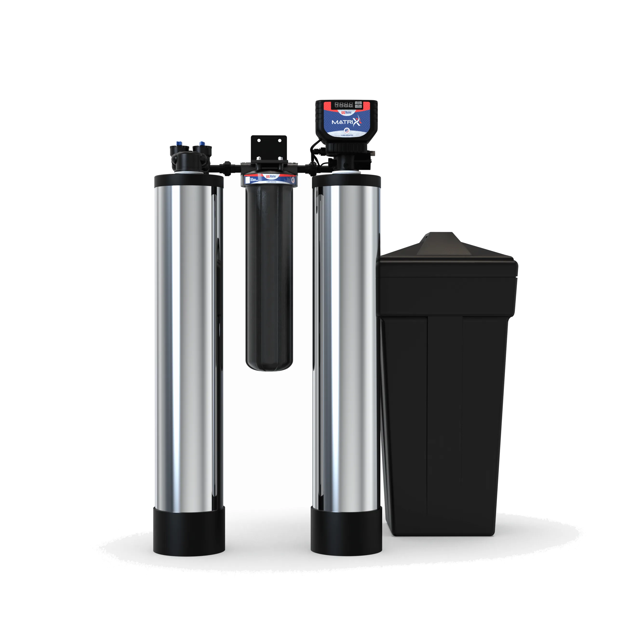 US Water Systems Bodyguard Water Filter and Matrixx Salt-Based Softener Combo