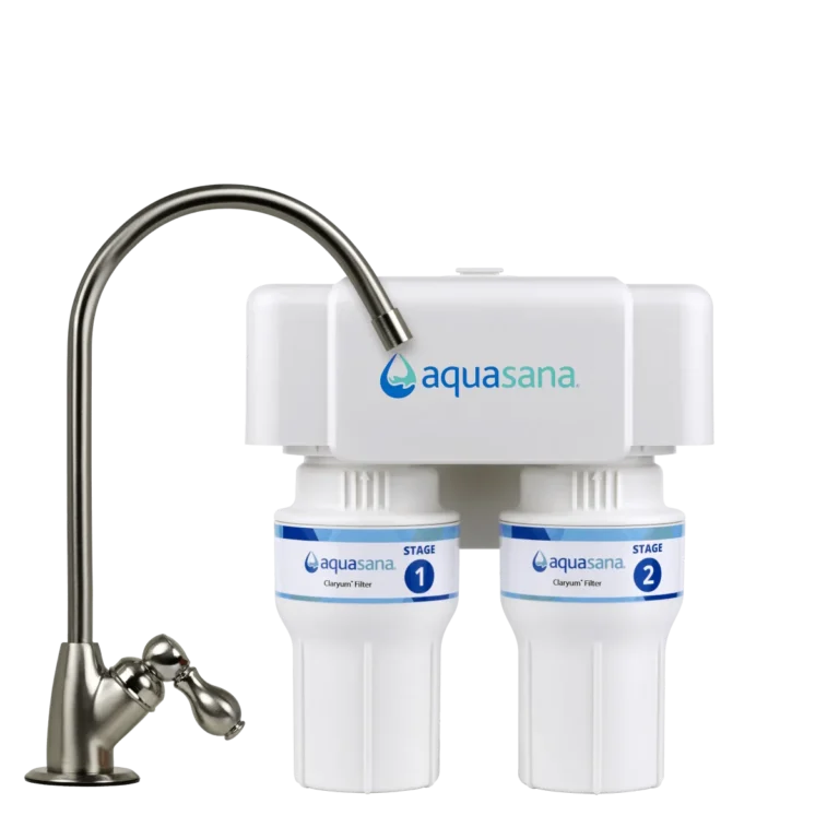Aquasana Claryum 2-Stage Under Sink Water Filter, 500 Gallons