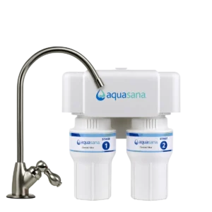 Aquasana Claryum 2-Stage Under Sink Water Filter, 500 Gallons