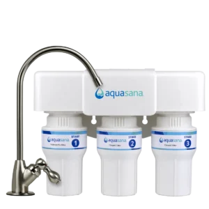 Aquasana Claryum 3-Stage Under Sink Water Filter, 600 Gallons