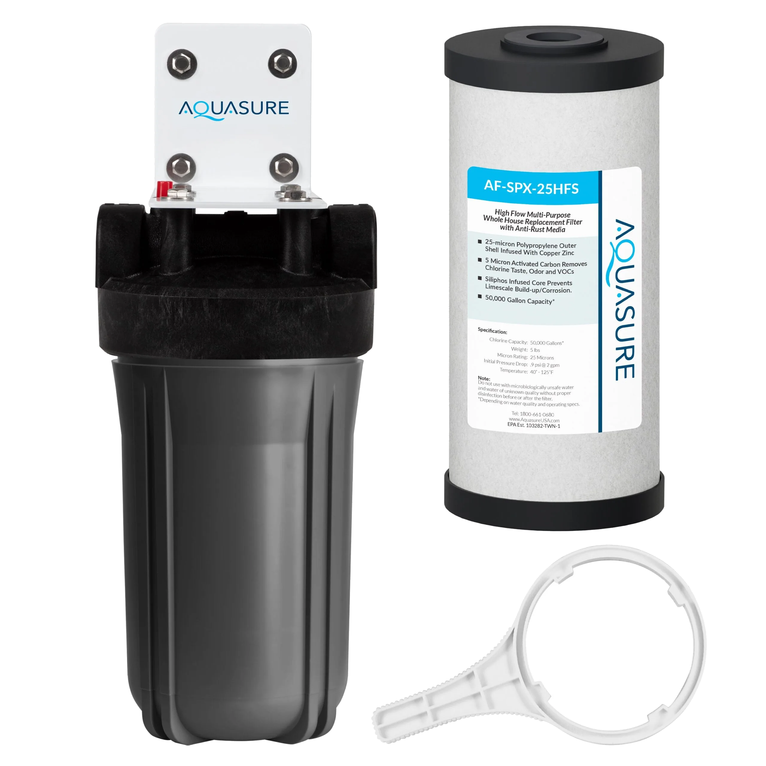 Aquasure Fortitude V2 Siliphos Whole House Filter