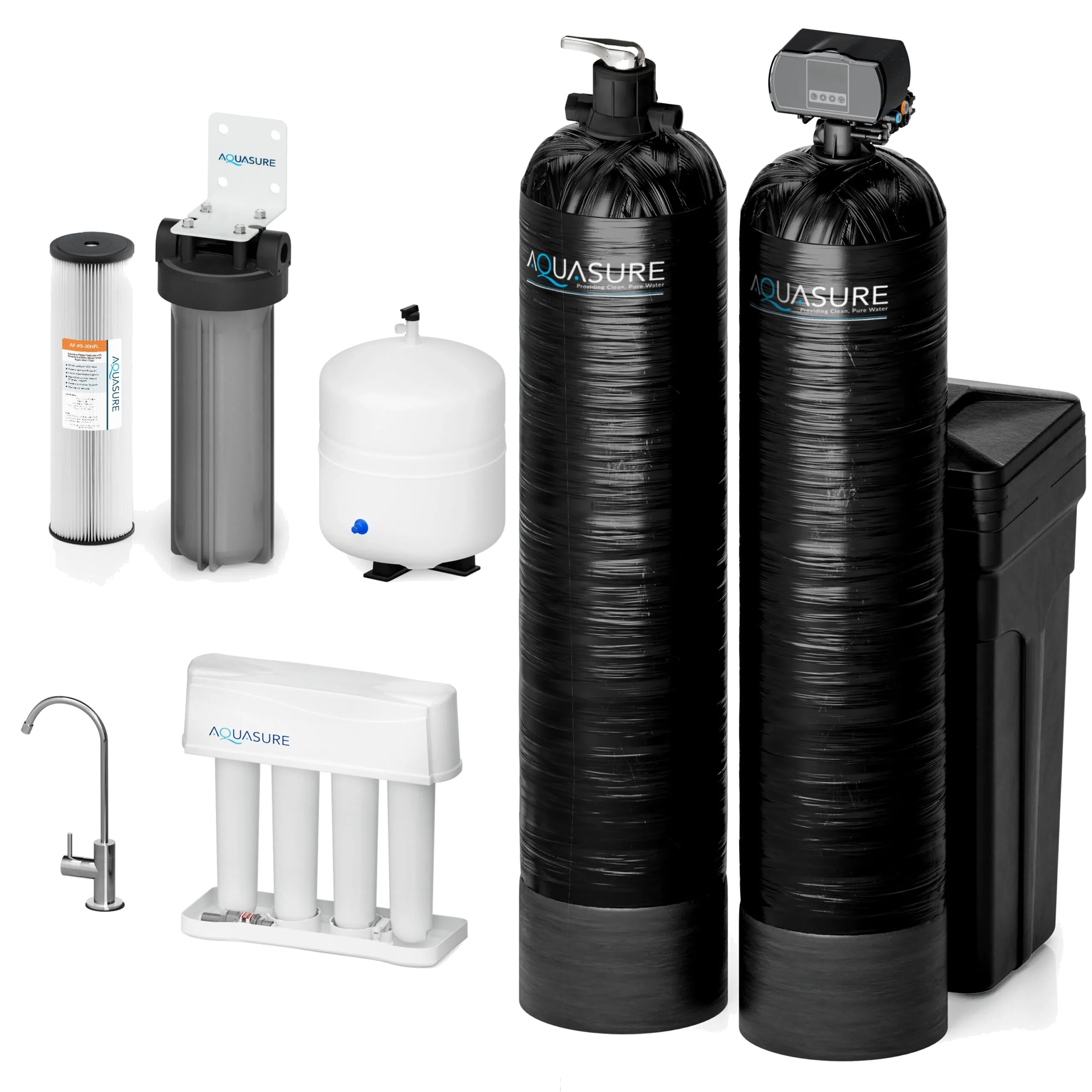Aquasure Signature Elite 64,000 Grain Whole House Bundle