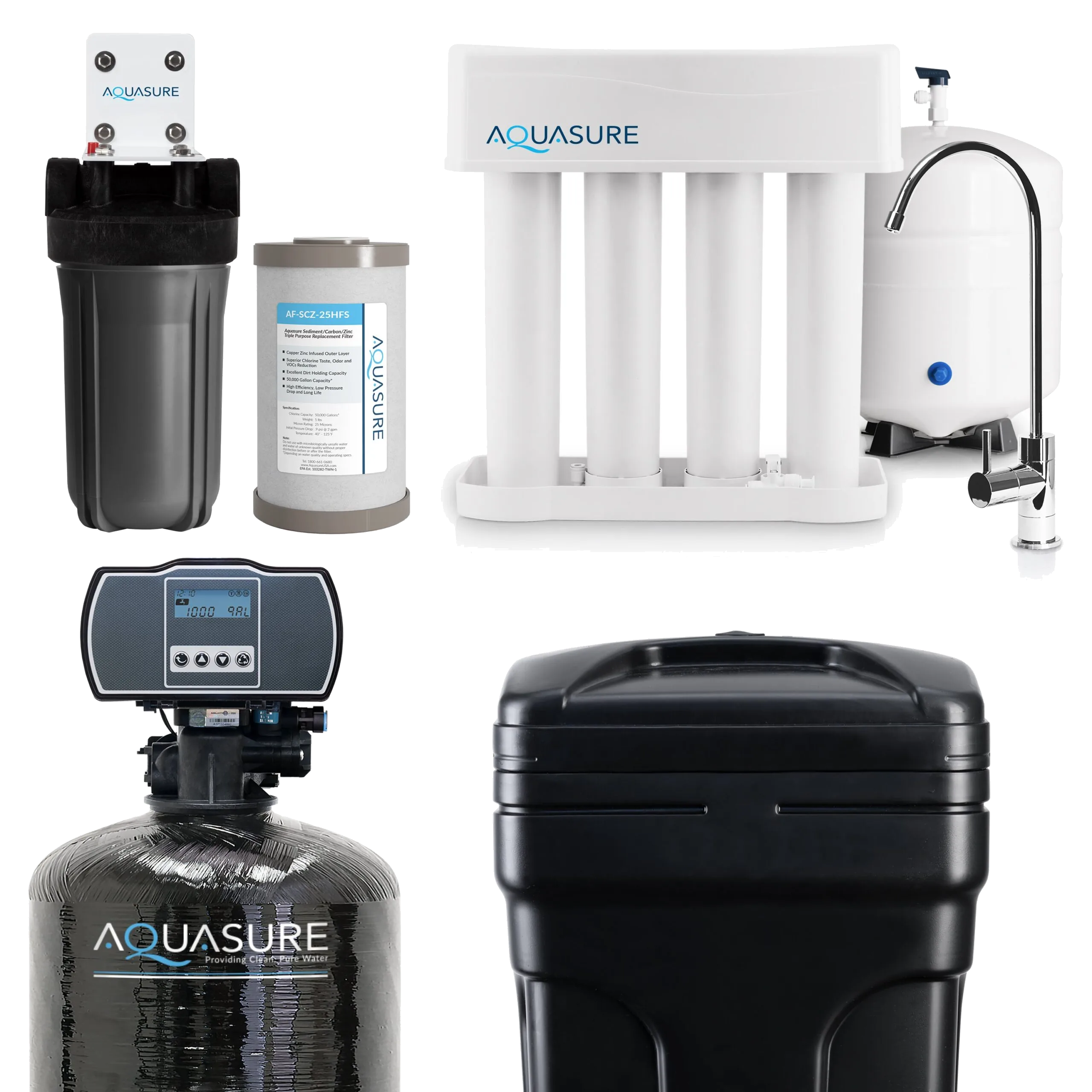Aquasure Signature Pro 64,000 Grain Whole House Bundle