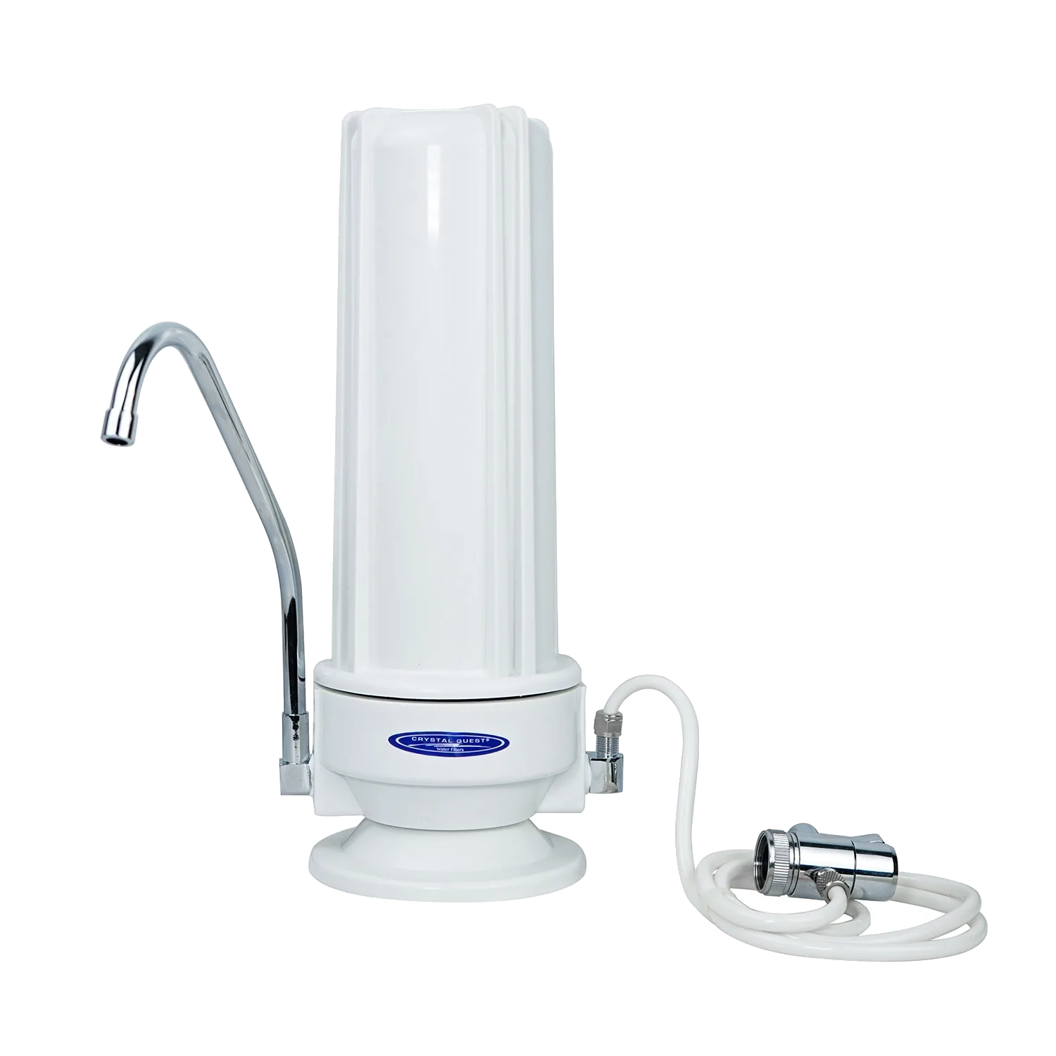 Crystal Quest Fluoride Removal SMART Single Cartridge Countertop Water Filter System