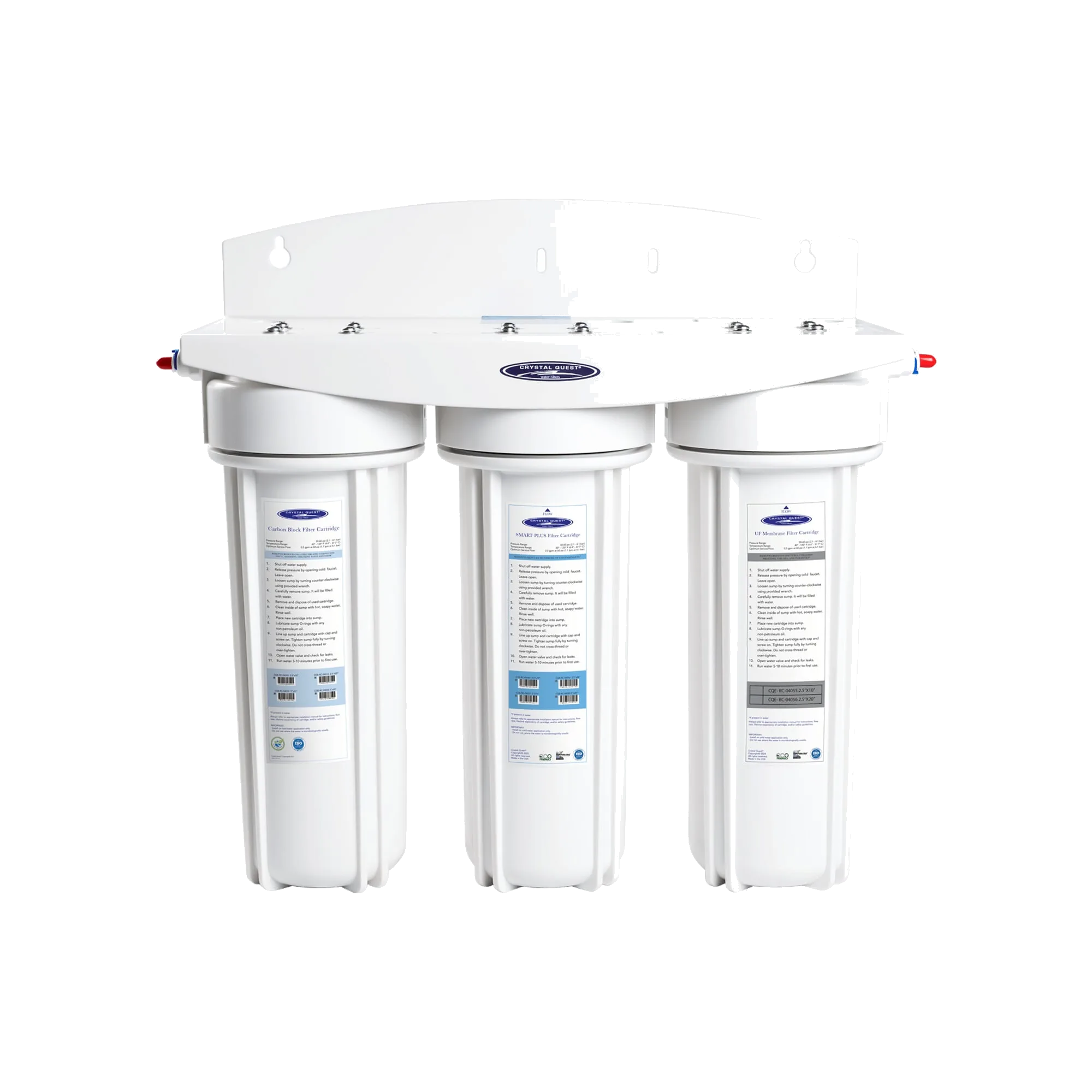 Crystal Quest Voyager Triple Inline Water Filter System