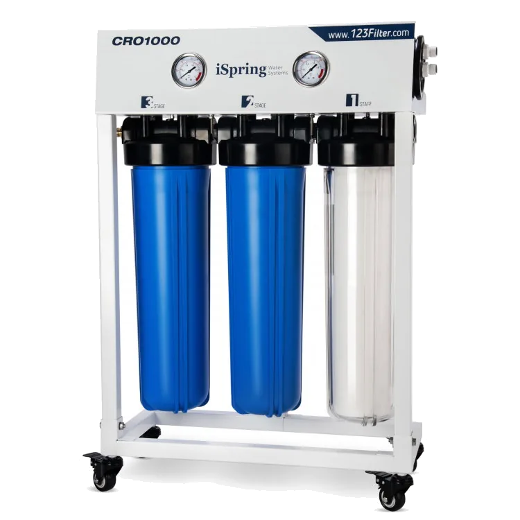 iSpring CRO1000 4-Stage Commercial Tankless Reverse Osmosis System, 1000 GPD