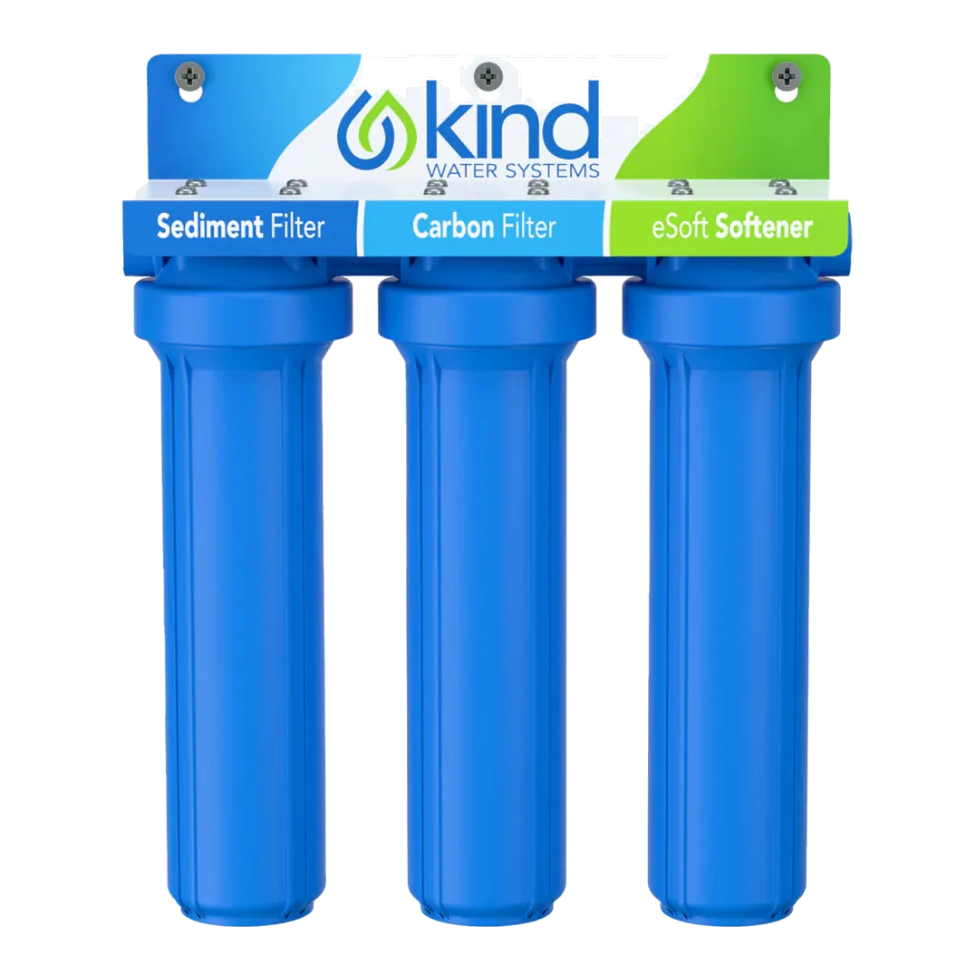 Kind Water Systems E-3000 Whole House Salt-Free Softener and Filter Combo