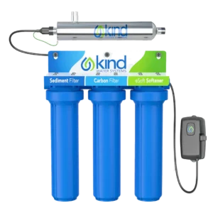Kind Water Systems E-3000UV Whole House Salt-Free Softener and Filter Combo with UV