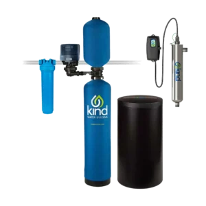 Kind Water Systems E-4000UV City Water Salt-Based Softener and Filter Combo with UV