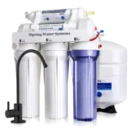iSpring RCC7-BLK 5-Stage Reverse Osmosis System, Black Faucet, 75 GPD