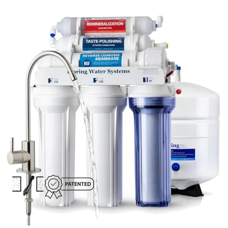 iSpring RCC7AK 6-Stage Alkaline Reverse Osmosis System, 75 GPD