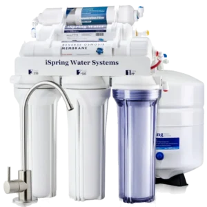 iSpring RCC7D 6-Stage Deionization Reverse Osmosis System, 75 GPD