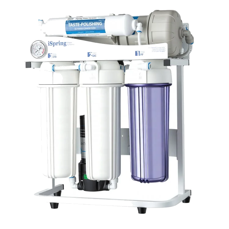 iSpring RCS10T 5-Stage Commercial Tankless Reverse Osmosis System, 1000 GPD