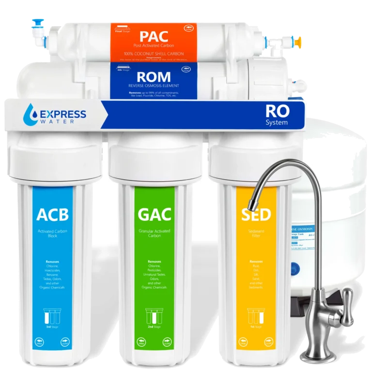 Express Water RO10 5-Stage RO System with Deluxe Chrome Faucet