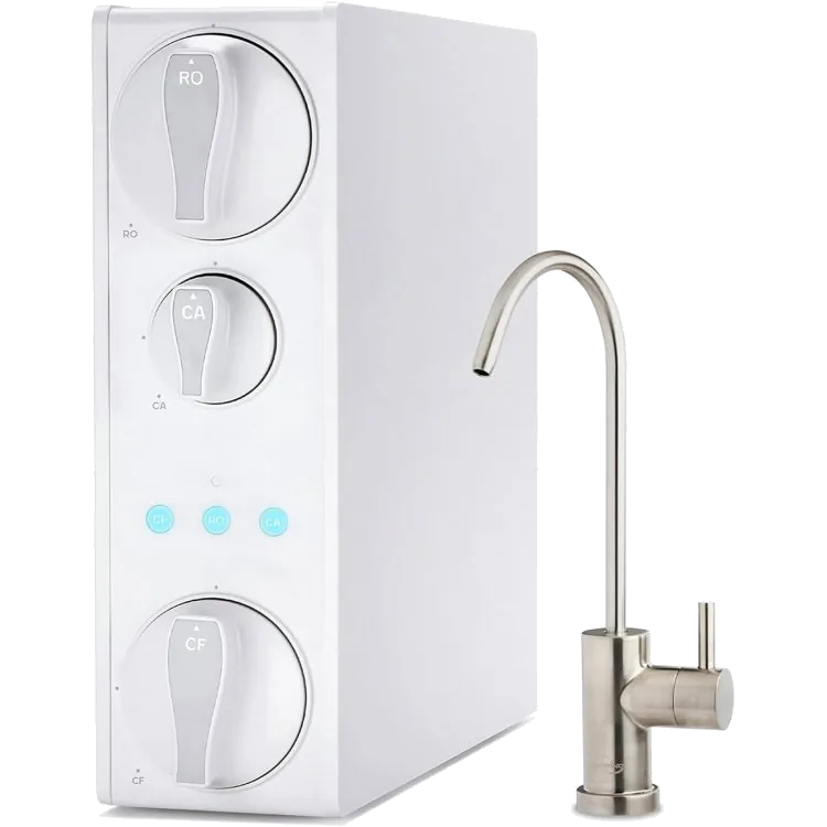 iSpring RO500AK-BN 3-Stage Alkaline Tankless Reverse Osmosis System, 500 GPD