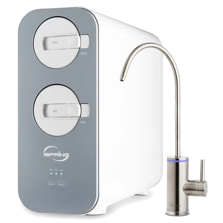 iSpring RO800G 2-Stage Tankless Reverse Osmosis System, 800 GPD