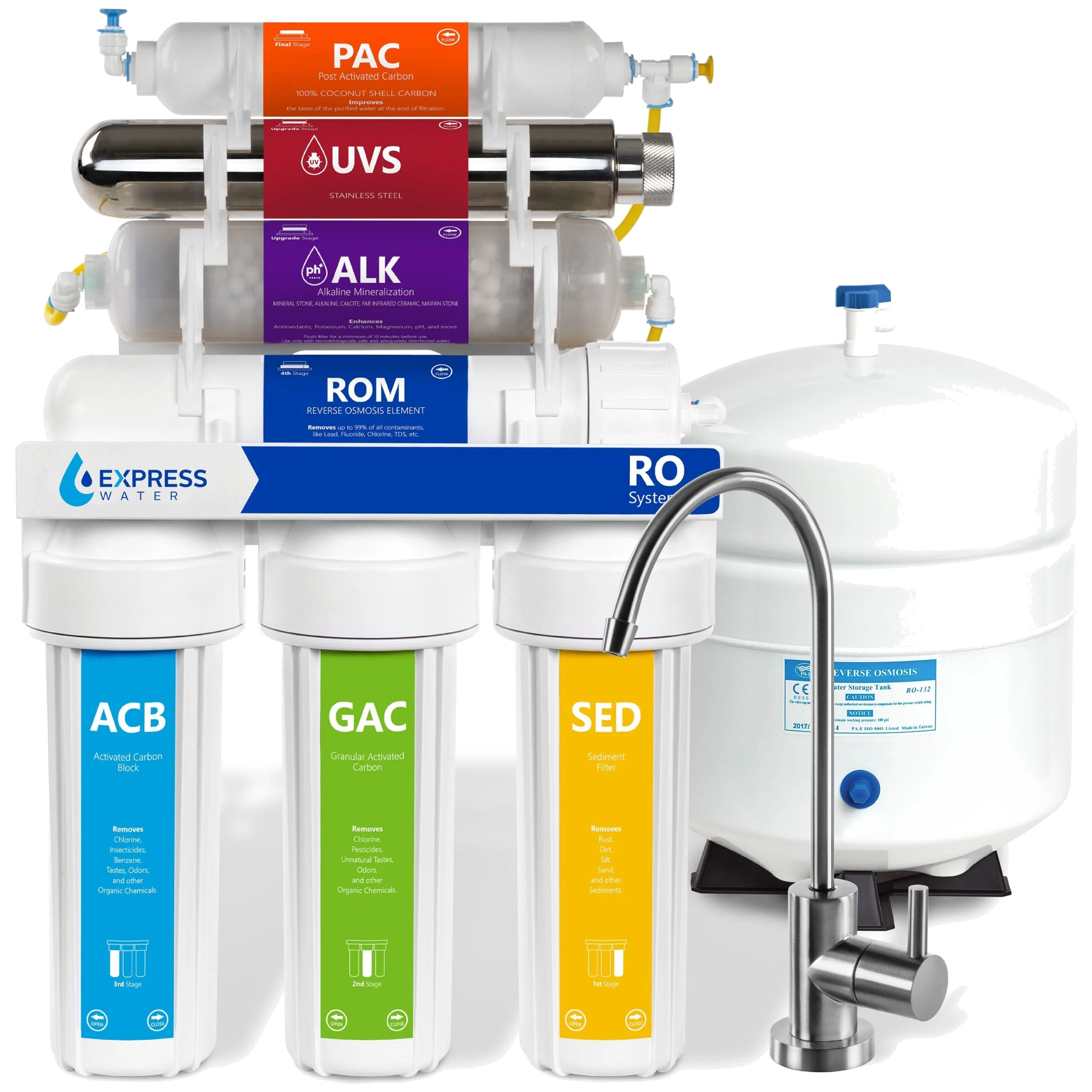 Express Water ROALKUV10 Alkaline UV Reverse Osmosis System
