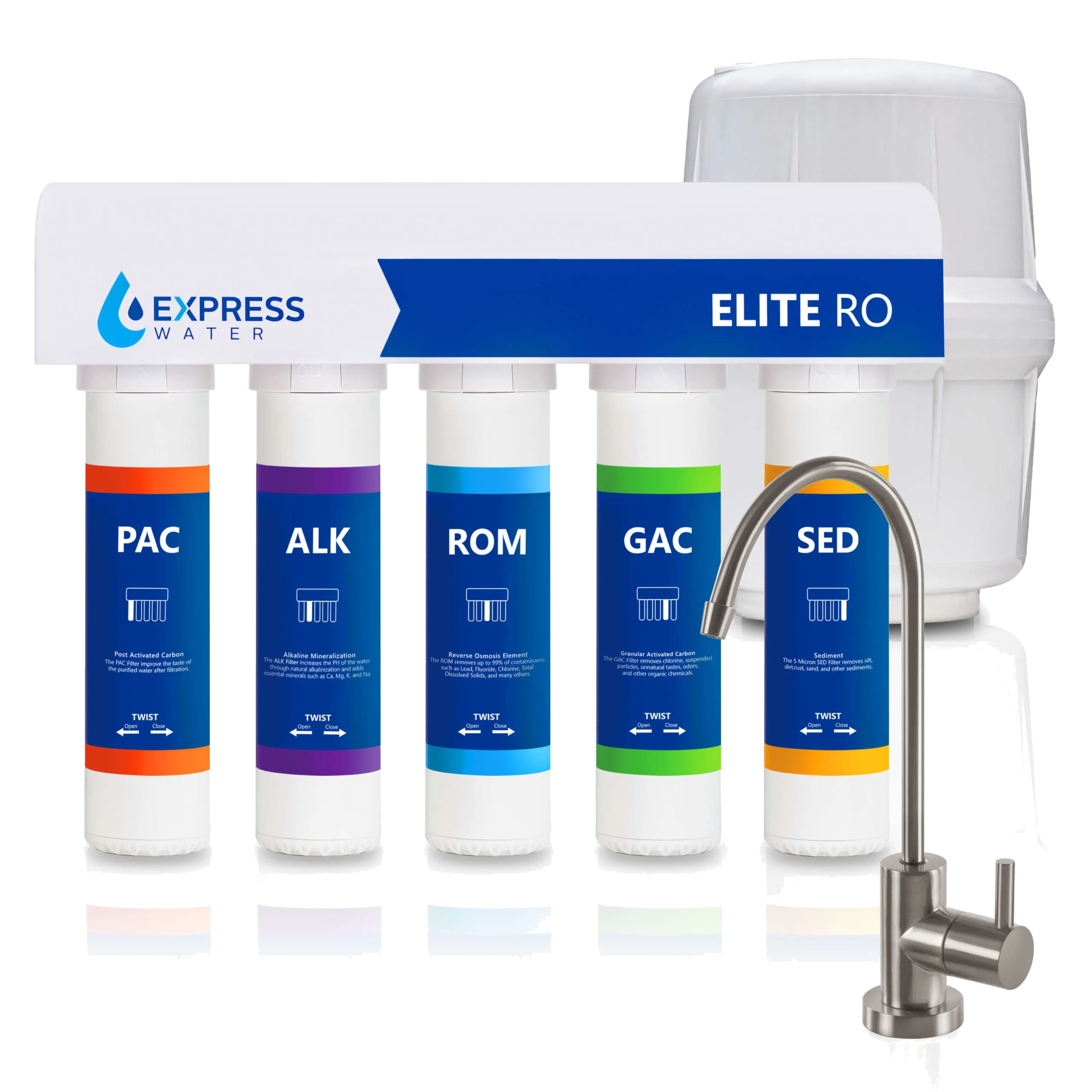 Express Water ROELITE9 Elite Alkaline Reverse Osmosis System