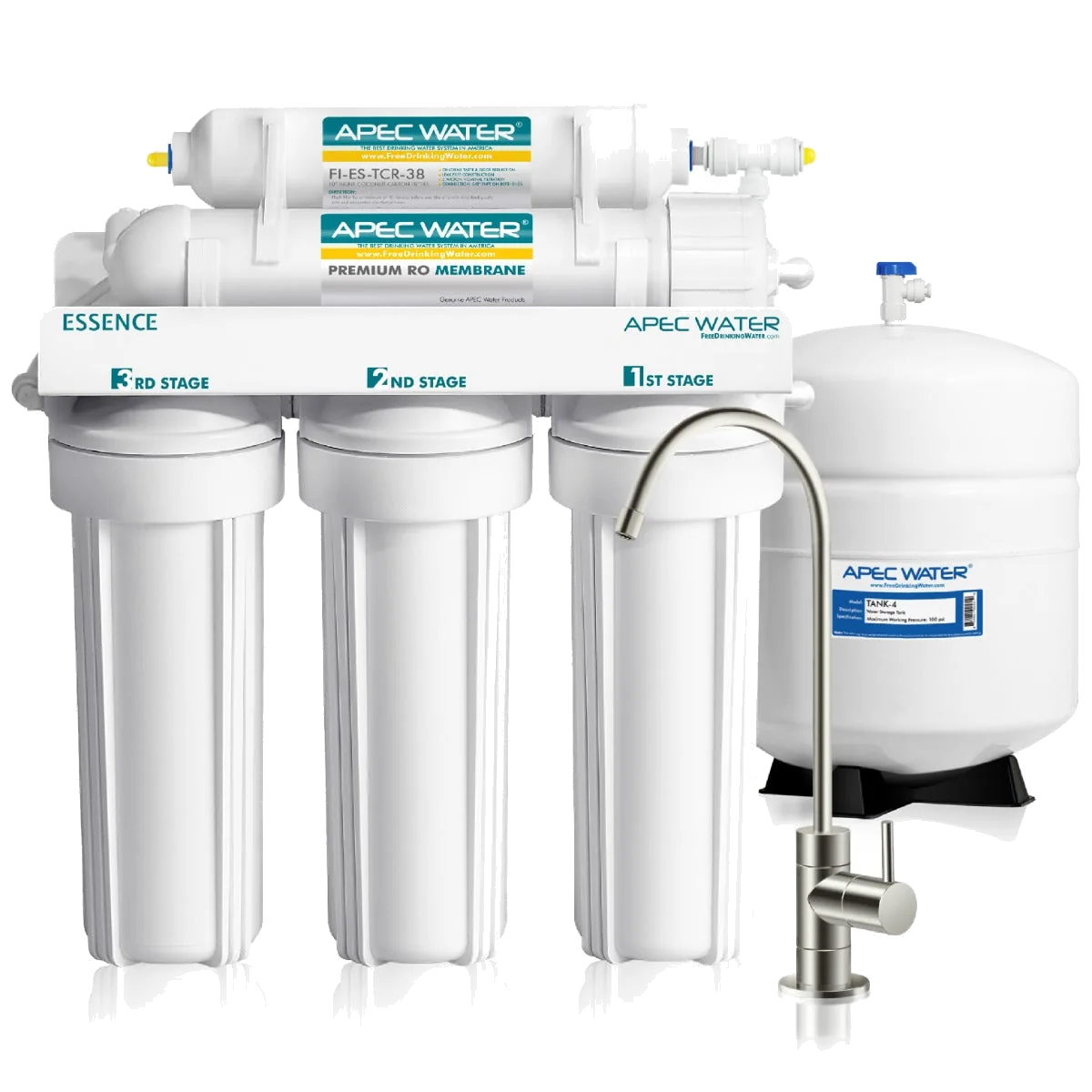APEC Water Systems ROES-100 Essence 5-Stage 100 GPD Reverse Osmosis System