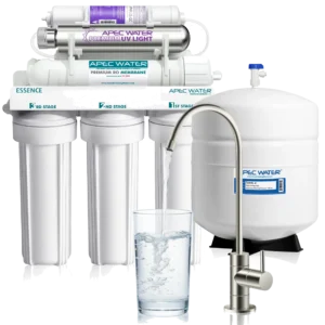 APEC Water Systems ROES-PHUV75 Essence Alkaline UV 7-Stage 75 GPD Reverse Osmosis System