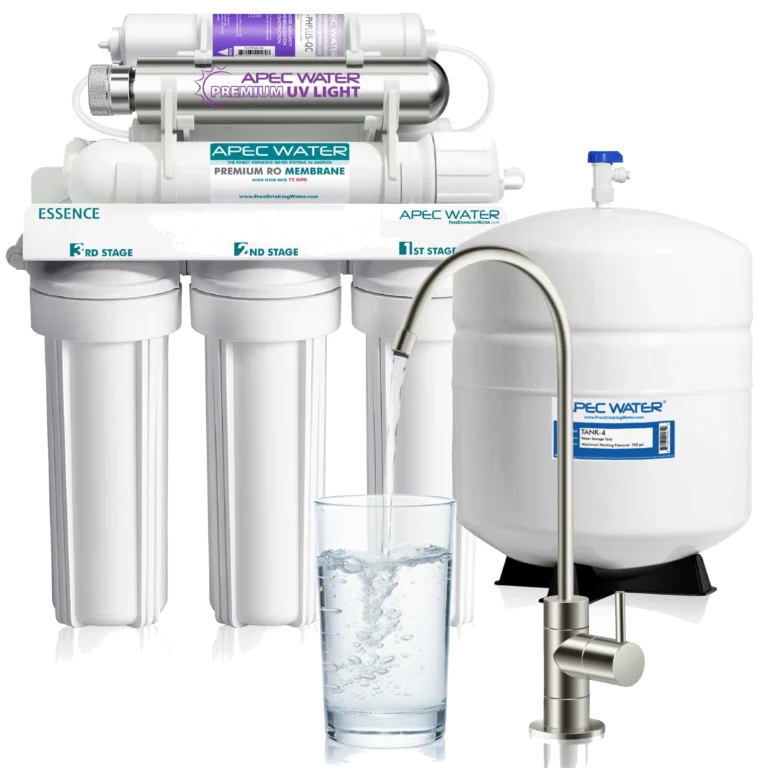 APEC Water Systems ROES-PHUV75 Essence Alkaline UV 7-Stage 75 GPD Reverse Osmosis System