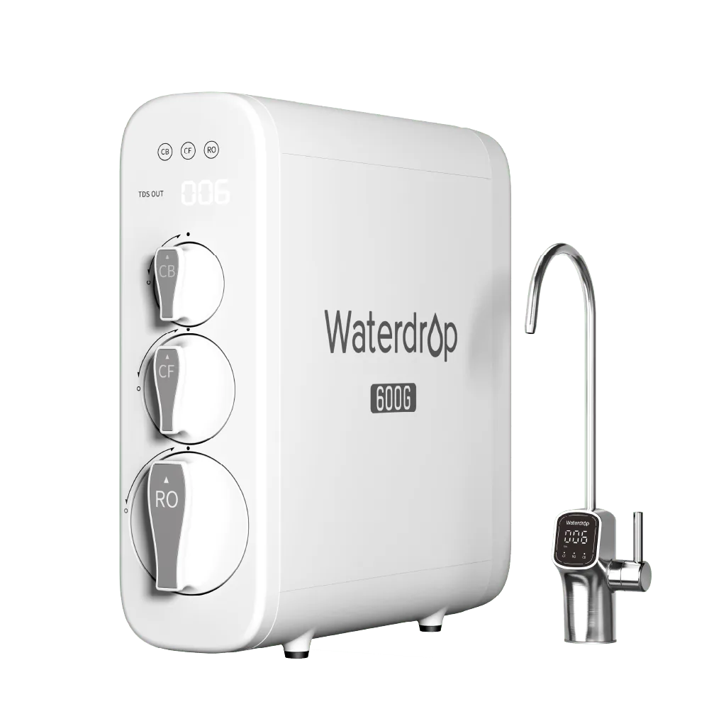Waterdrop G3P600 Tankless Reverse Osmosis System, 600 GPD