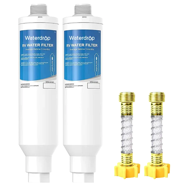 Waterdrop RV Inline Water Filter with Hose Protector