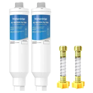 Waterdrop RV Inline Water Filter with Hose Protector