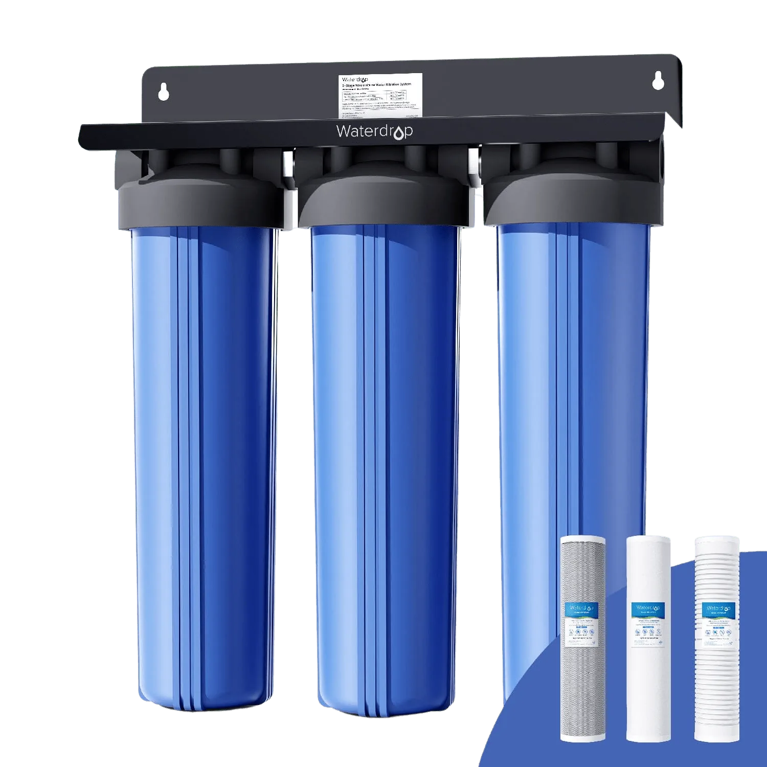 Waterdrop WHF3T-PG 3-Stage Whole House Water Filter