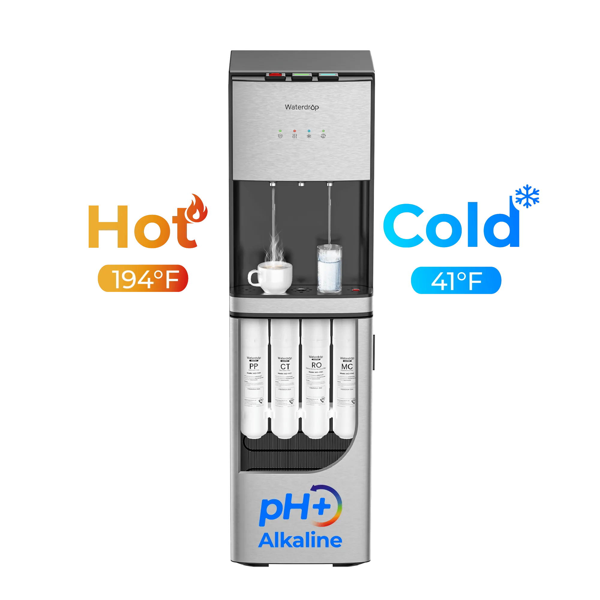 Waterdrop Y1CH Bottleless Water Cooler with RO