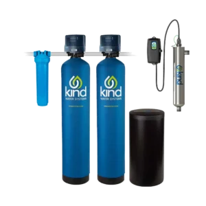 Kind Water Systems WS-6500UV Whole House Water Filter with Salt-Based Water Softener and UV