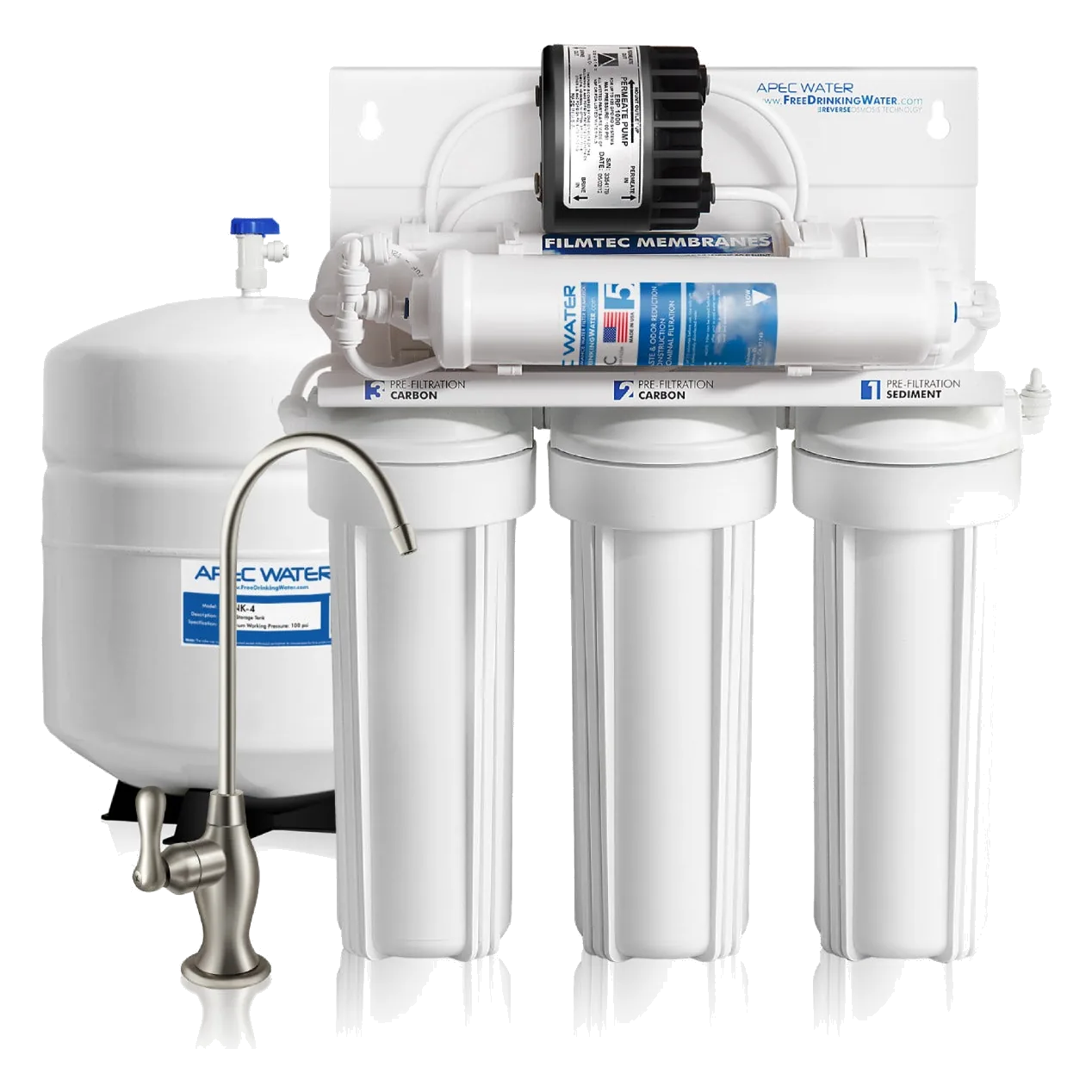 APEC Water Systems RO-PERM Ultimate Permeate Pumped Reverse Osmosis System