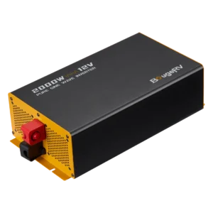 BougeRV 2000W 12V Pure Sine Wave Inverter with Bluetooth
