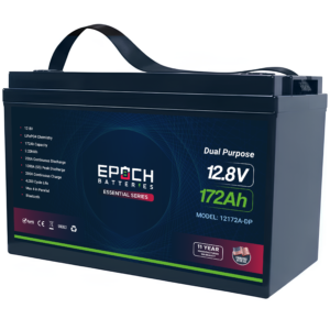 Epoch 12V 172Ah Dual Purpose Cranking LiFePO4 Battery