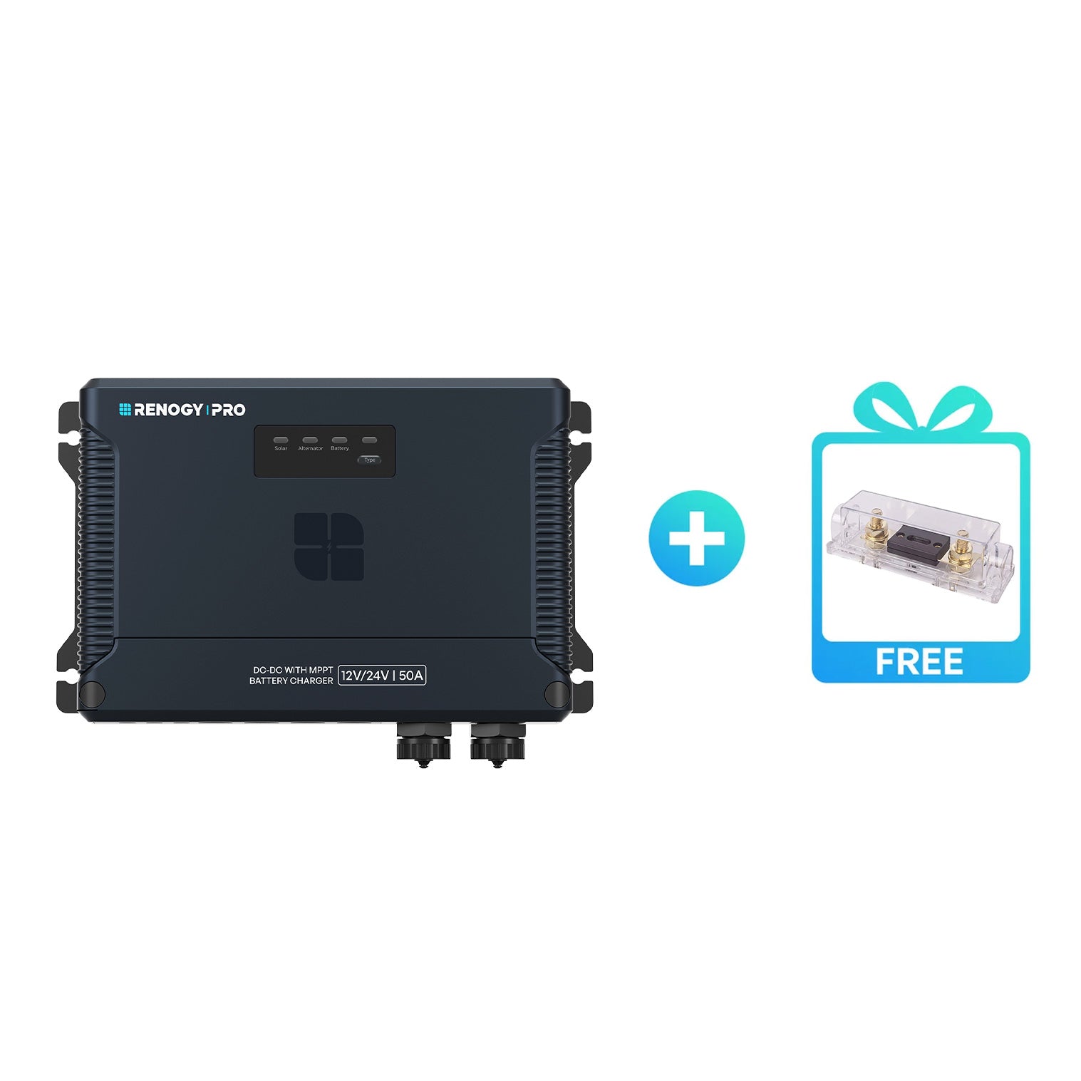 Renogy Pro 12/24V 50A IP67 DC-DC Charger with MPPT