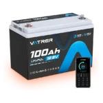 Vatrer 12V 100Ah Self-Heating LiFePO4 Battery