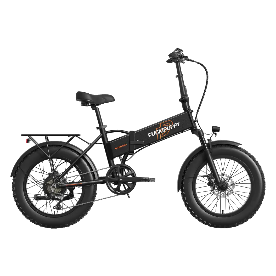 Puckipuppy Dachshund Folding Fat Tire Electric Bike
