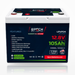 Epoch 12V 105Ah Essential Series Heated LiFePO4 Battery
