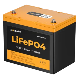 BougeRV 12V 100Ah Group 24 LiFePO4 Battery