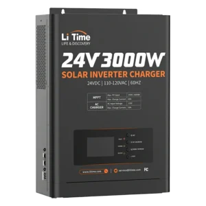 LiTime 24V 3000W Solar Inverter Charger with 60A MPPT