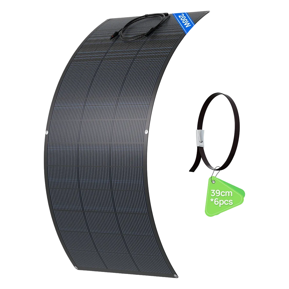ECO-WORTHY 200W HJT ETFE Flexible Solar Panel