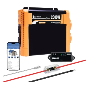 ECO-WORTHY 2000W 12V Pure Sine Wave Inverter with Remote
