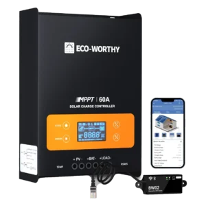 ECO-WORTHY 60A 12/24/36/48V MPPT Solar Charge Controller