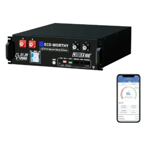 ECO-WORTHY Cubix100 48V 100Ah Server Rack LiFePO4 Battery