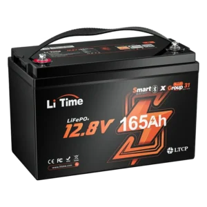 LiTime 12V 165Ah Smart Bluetooth LiFePO4 Battery