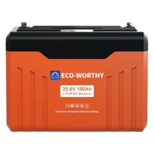 ECO-WORTHY 24V 100Ah Bluetooth LiFePO4 Battery