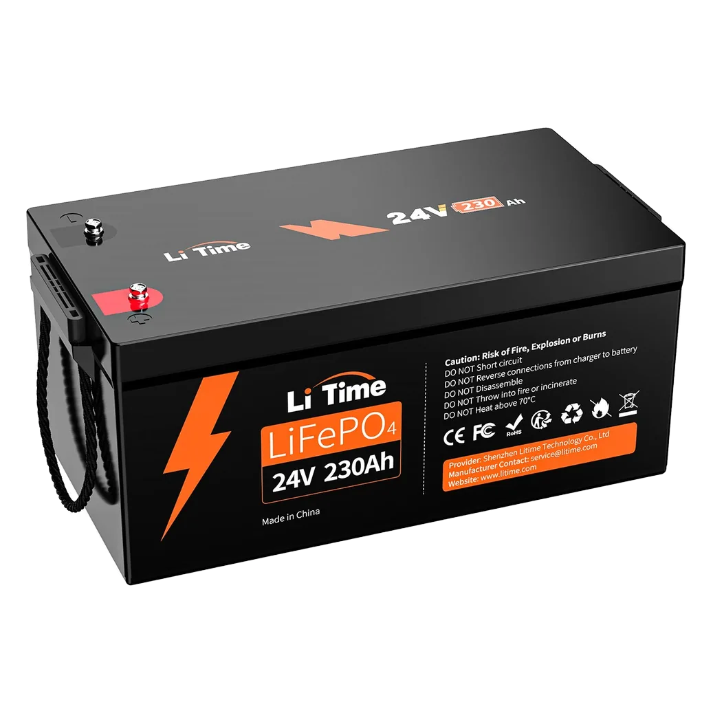 LiTime 24V 230Ah Group 8D LiFePO4 Battery