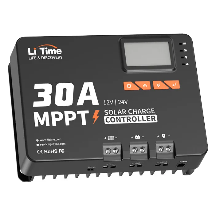 LiTime 30A MPPT Bluetooth Solar Charge Controller